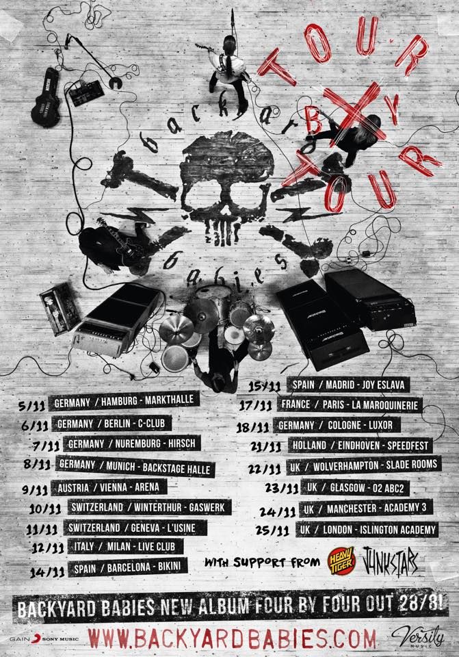 Backyard Babies, Heavy Tiger, Junkstars