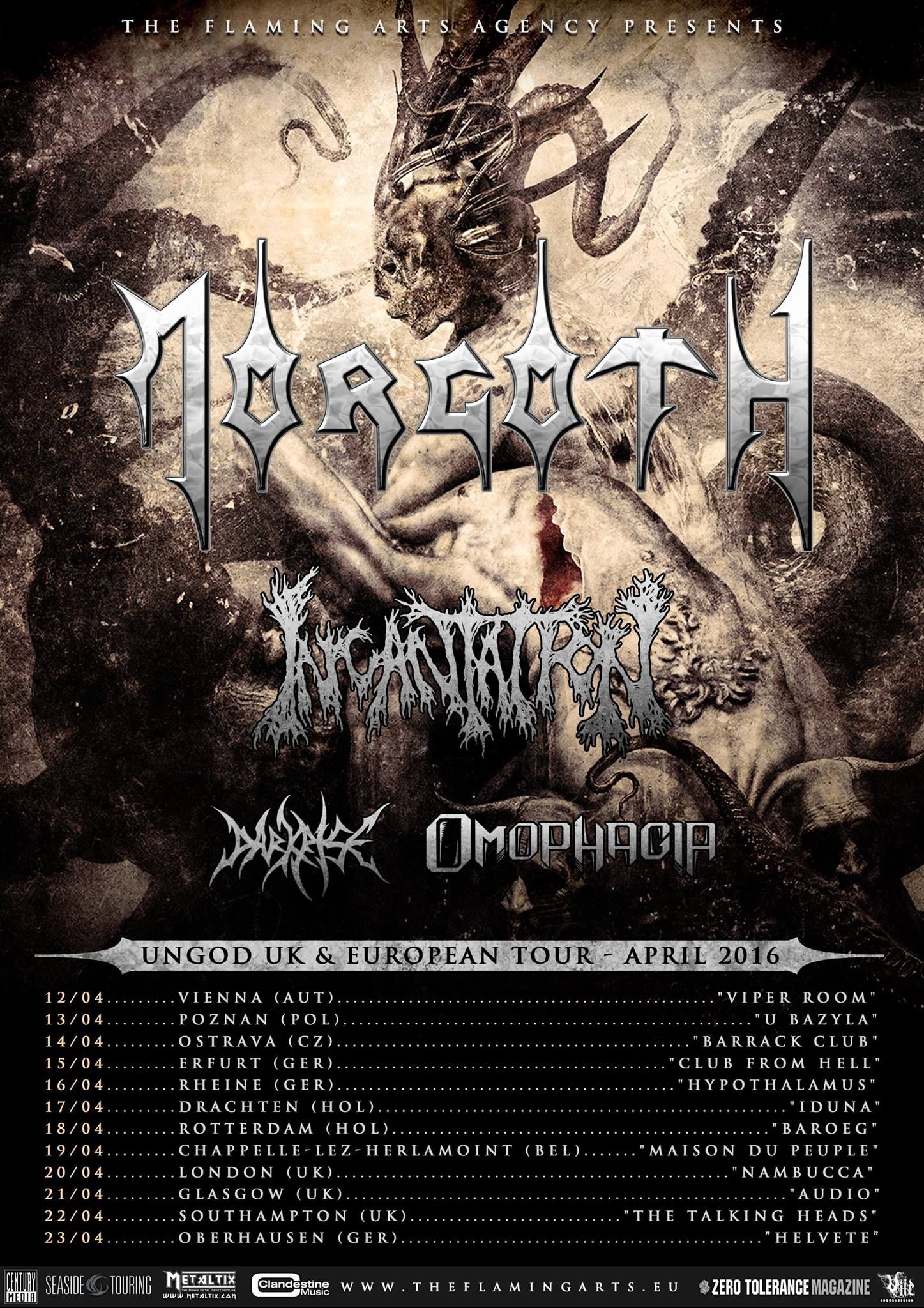 Morgoth, Incantation, Dark Rise, Omophagia
