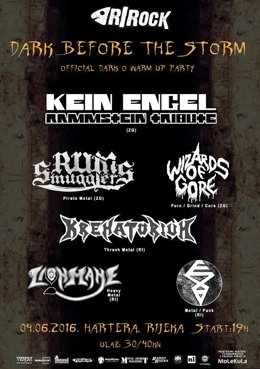 Dark Before The Storm - Dark "O" Metal Fest warm up