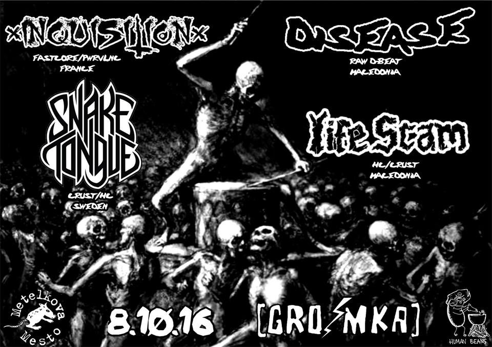 XinquisitionX, Snake Tongue, Disease, Life Scam