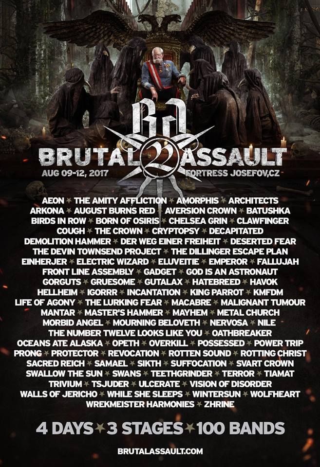 Znane že skoraj vse potrditve za letošnji Brutal Assault