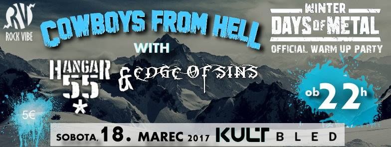 Cowboys From Hell, Hangar 55, Edge of Sins