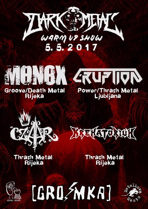 V Gromki bodo poskrbeli za ogrevanje pred festivalom Dark ''O'' Metal