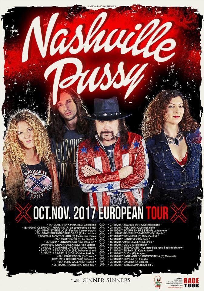 Nashville Pussy novembra ponovno na evropski turneji