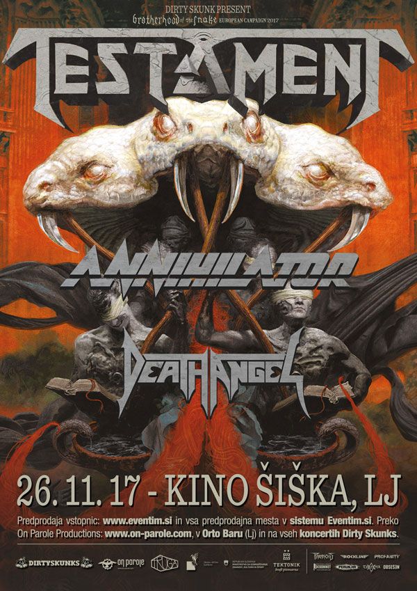 Testament, Annihilator, Death Angel