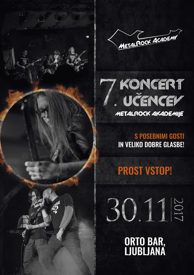 MetalRock Academy – 7. koncert učencev