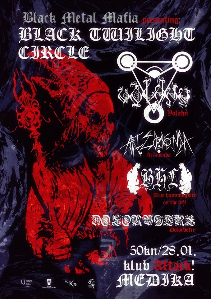 V nedeljo prihaja turneja Black Twilight Circle v Zagreb