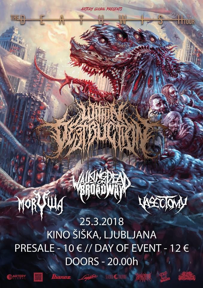 SLAM JAM VOL.3: Within Destruction, Walking Dead On Broadway, Morywa, Vasectomy
