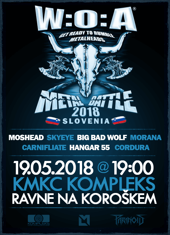  Wacken Metal Battle Slovenija 2018