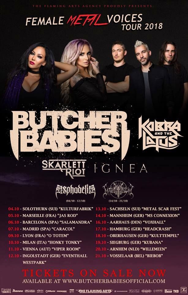 Prihodnji teden se pričenja turneja Female Metal Voices