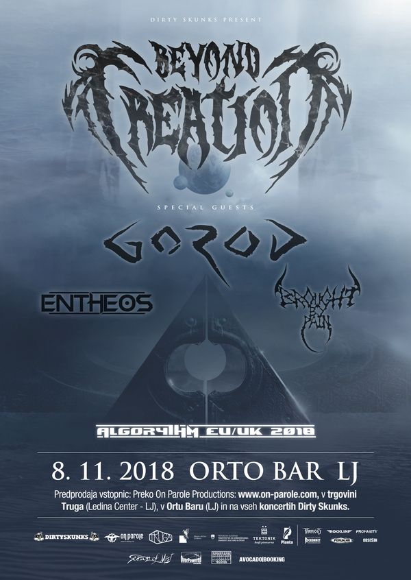 Beyond Creation, Gorod, Entheos, Brought by Pain