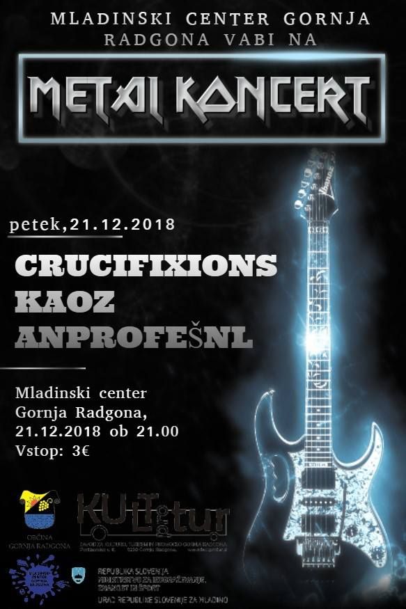 Crucifixions, Kaoz, Anprofešnl