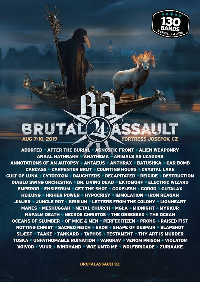 Znana že dobra polovica nastopajočih na Brutal Assaultu