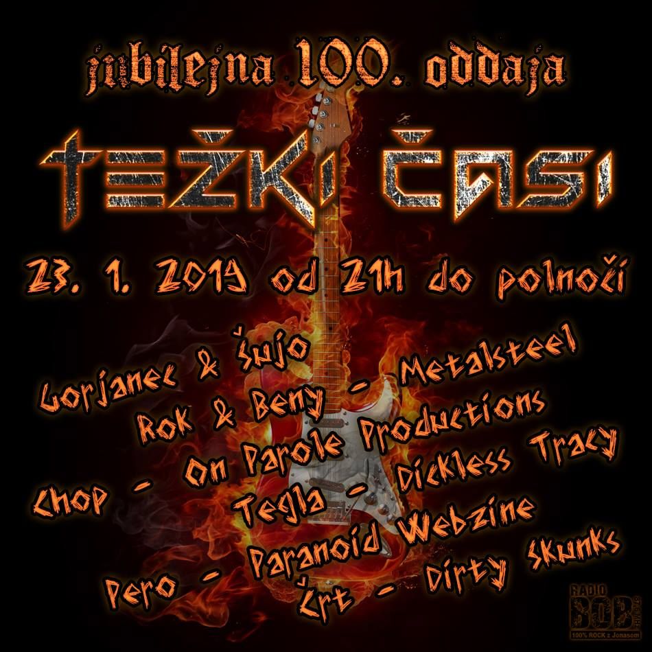 Jutri je na sporedu 100. oddaja Težki časi z gosti