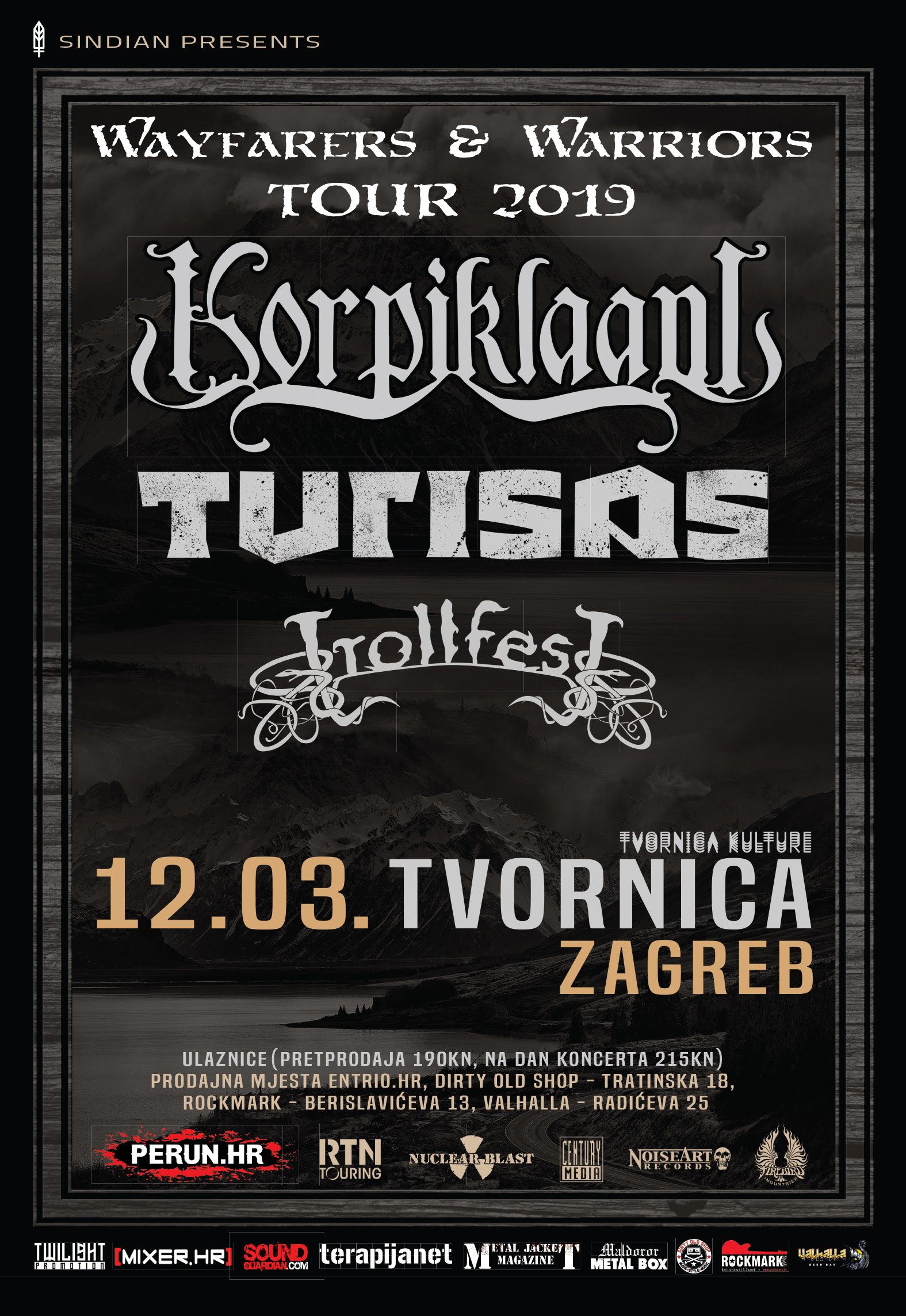 Korpiklaani, Turisas, Trollfest