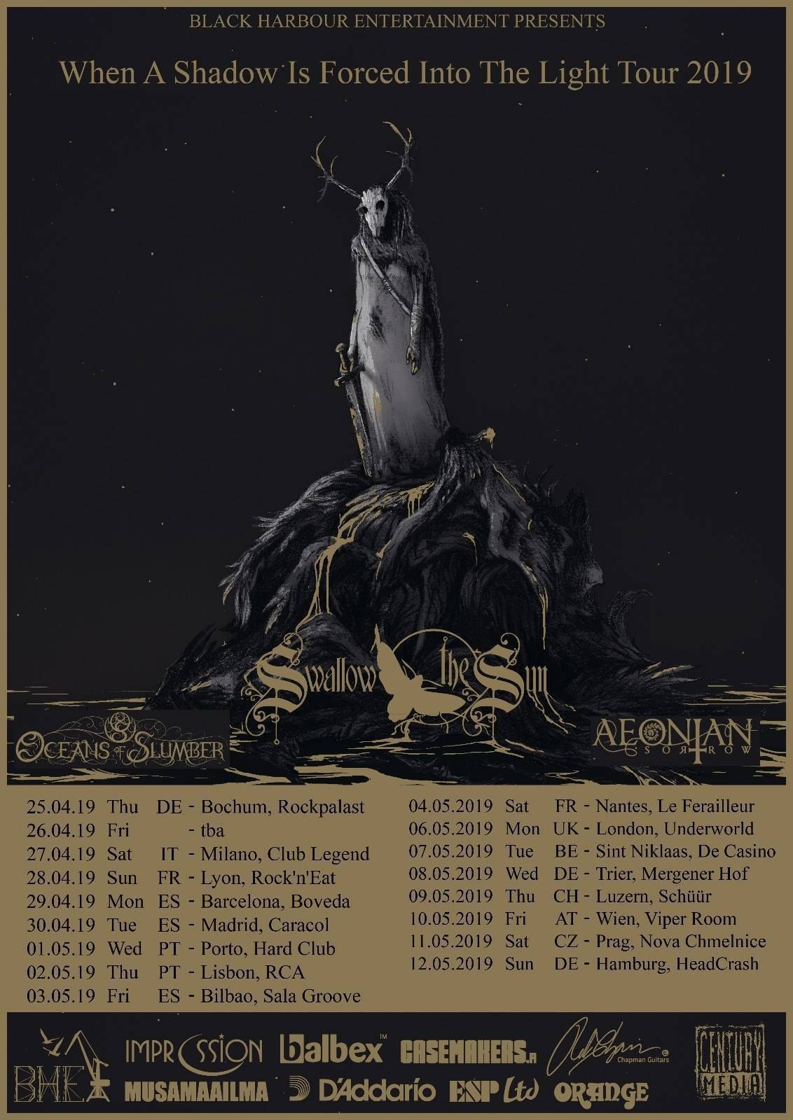 Swallow The Sun, Oceans Of Slumber, Aeonian Sorrow
