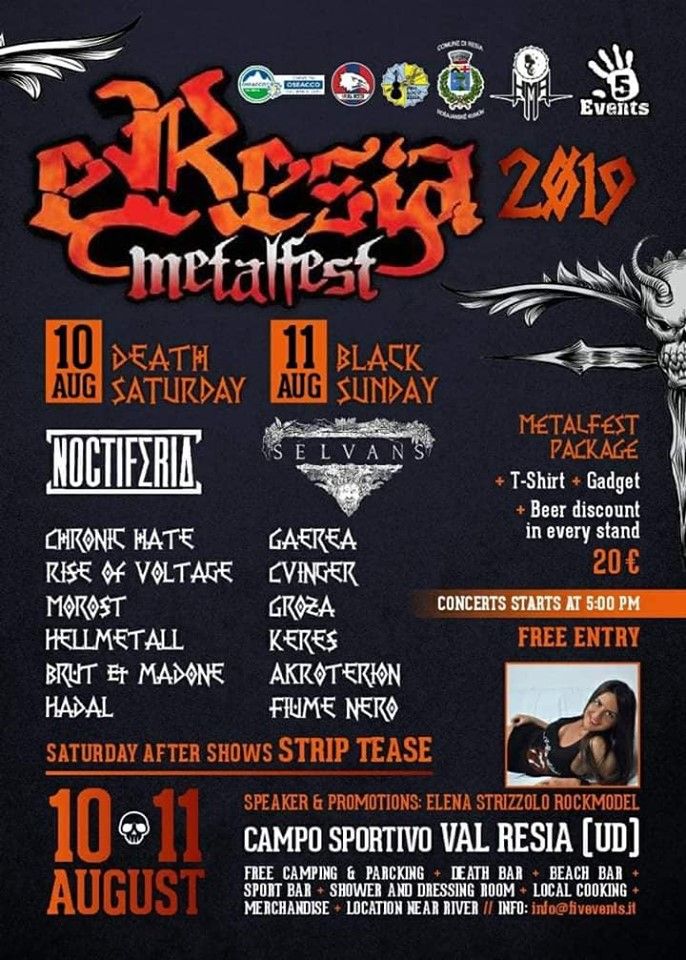 Noctiferia, Cvinger in Morost na Eresia Metalfestu