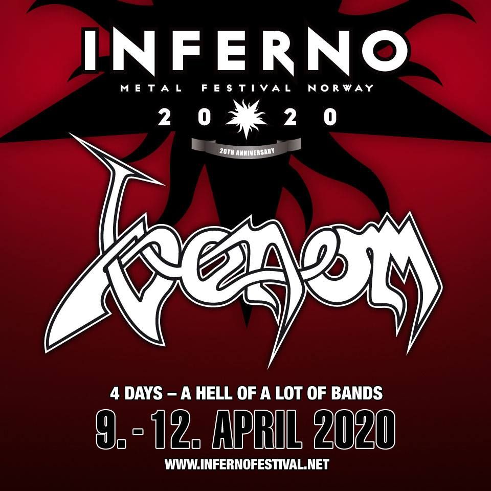 Venom eden od headlinerjev za Inferno Metal Festival 2020