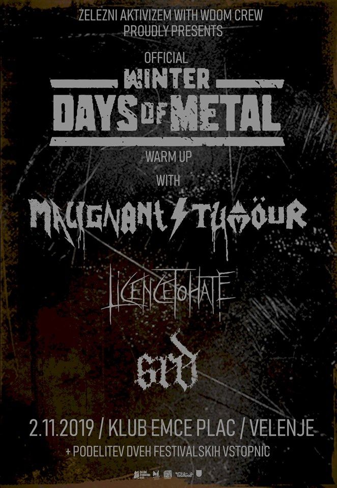 Winter Days Of Metal official warm up