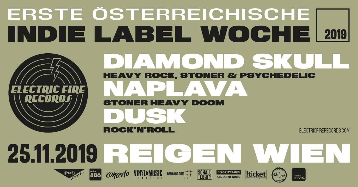 Electric Fire Records Night: Diamond Skull, Naplava, Dusk