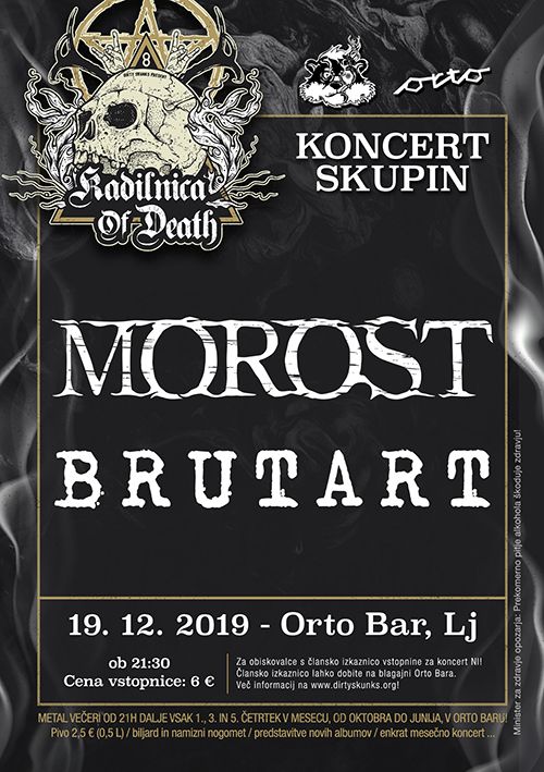 Morost in Brutart jutri v Ortu