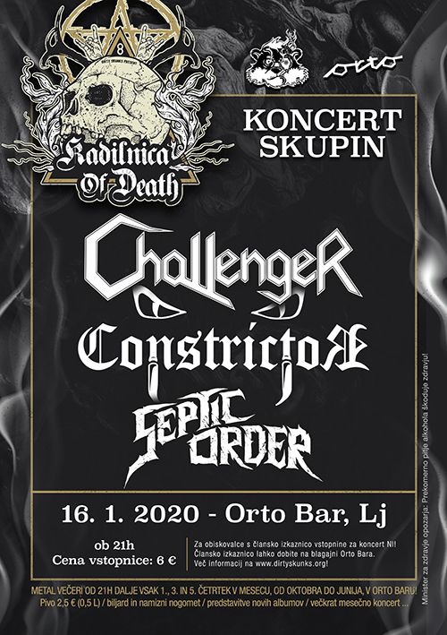 Kadilnica of Death vstopa v koncertno leto 2020