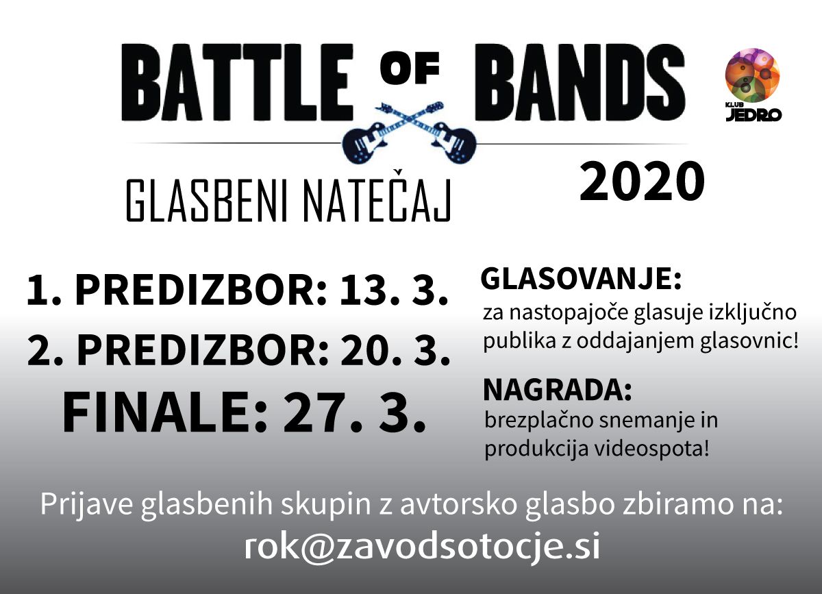 ODPOVEDANO! Battle of Bands: Manifest, Black Ivy, Imperij, Hard Division, White Blackout