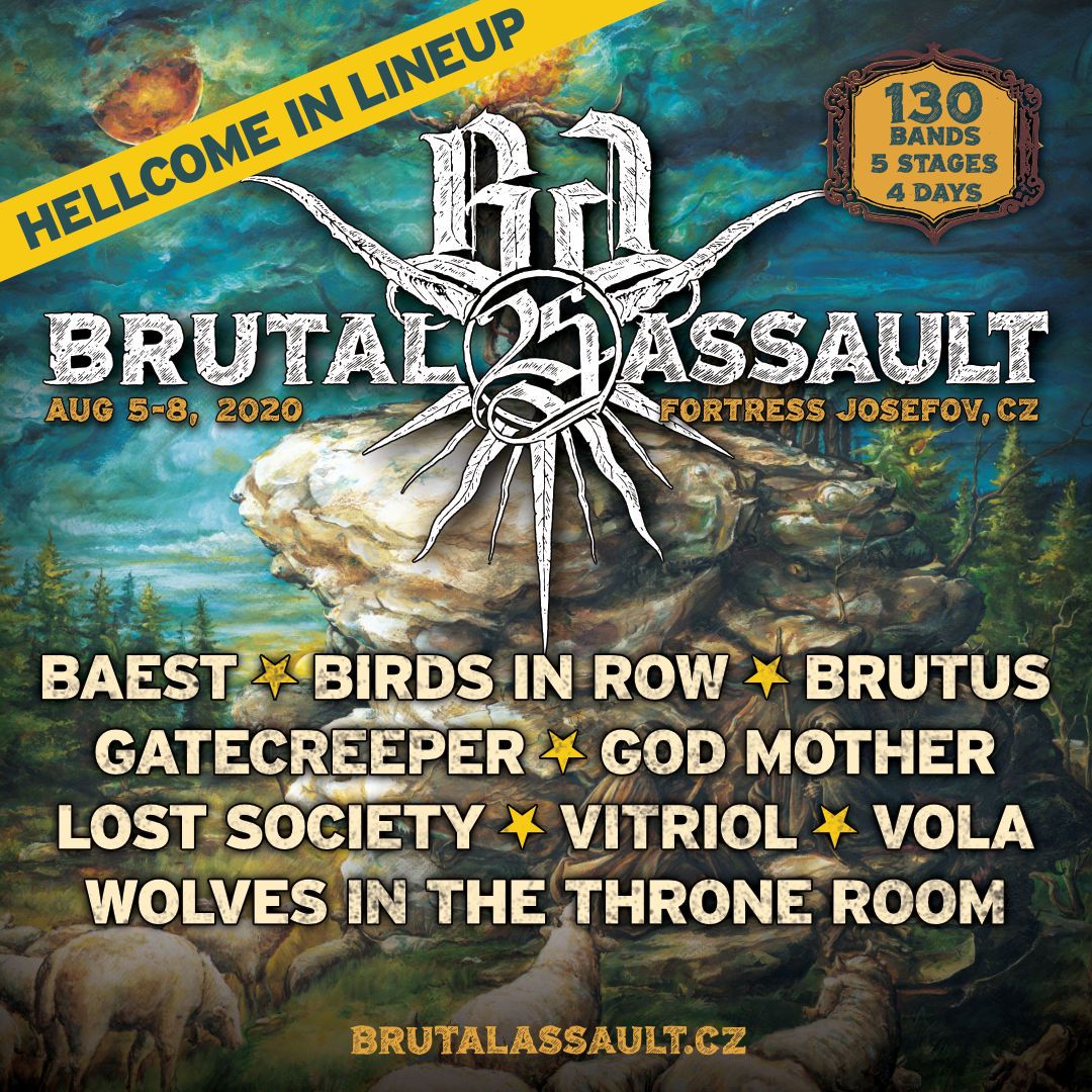 Znane so nove skupine za Brutal Assault 2020!