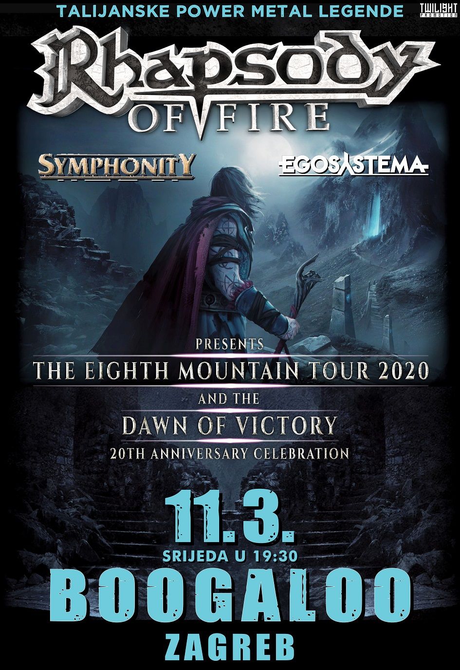 Symphonity in Tales Of Evening predskupini Rhapsody Of Fire