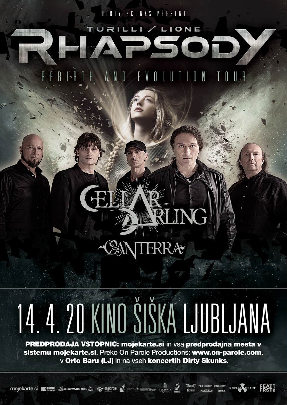 ODPOVEDANO! Turilli / Lione Rhapsody, Cellar Darling, Canterra