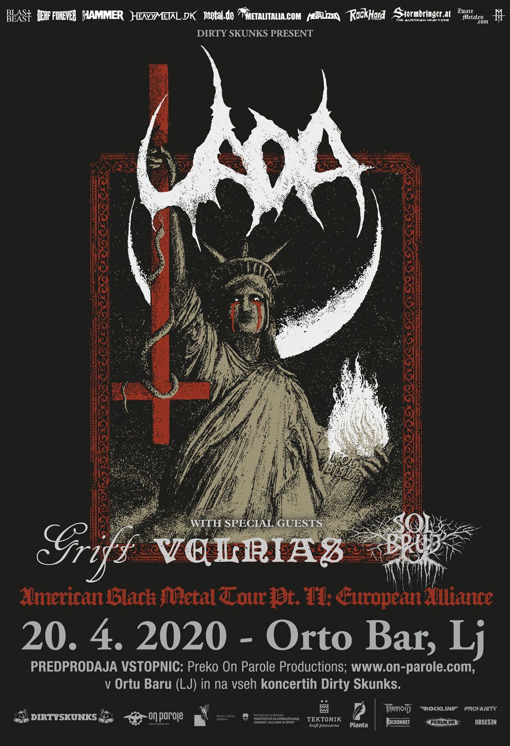 ODPOVEDANO! Uada, Grift, Solbrud, Velnias