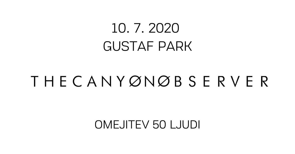 Tudi koncert The Canyon Observer v drugačni obliki