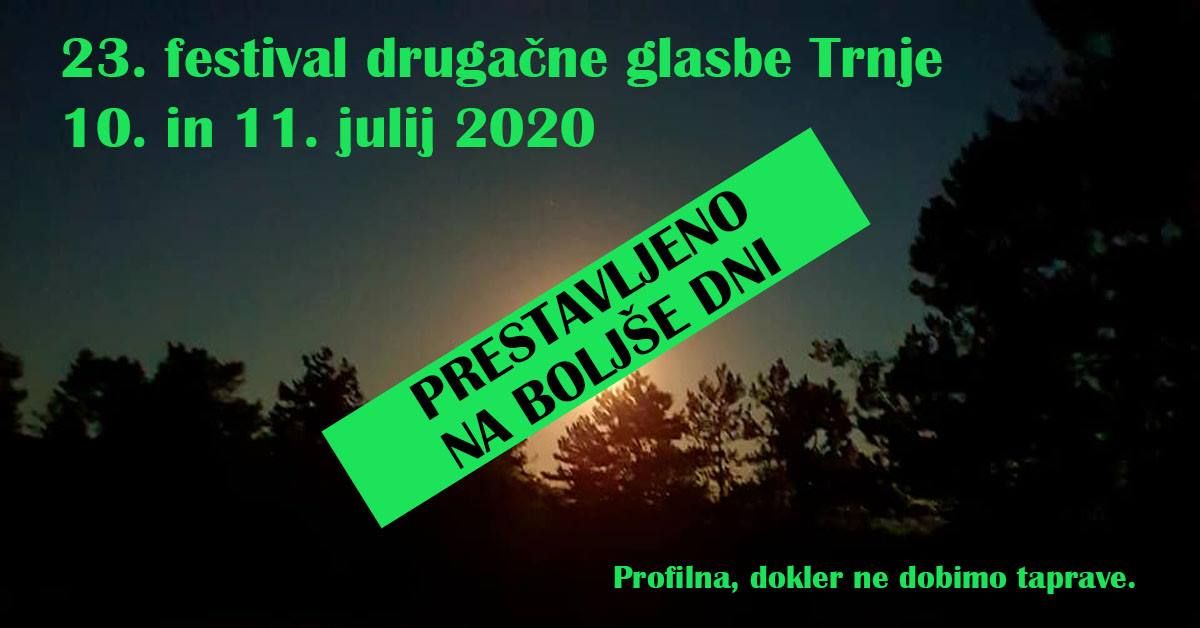 ODPOVEDANO! 23. festival drugačne glasbe Trnje