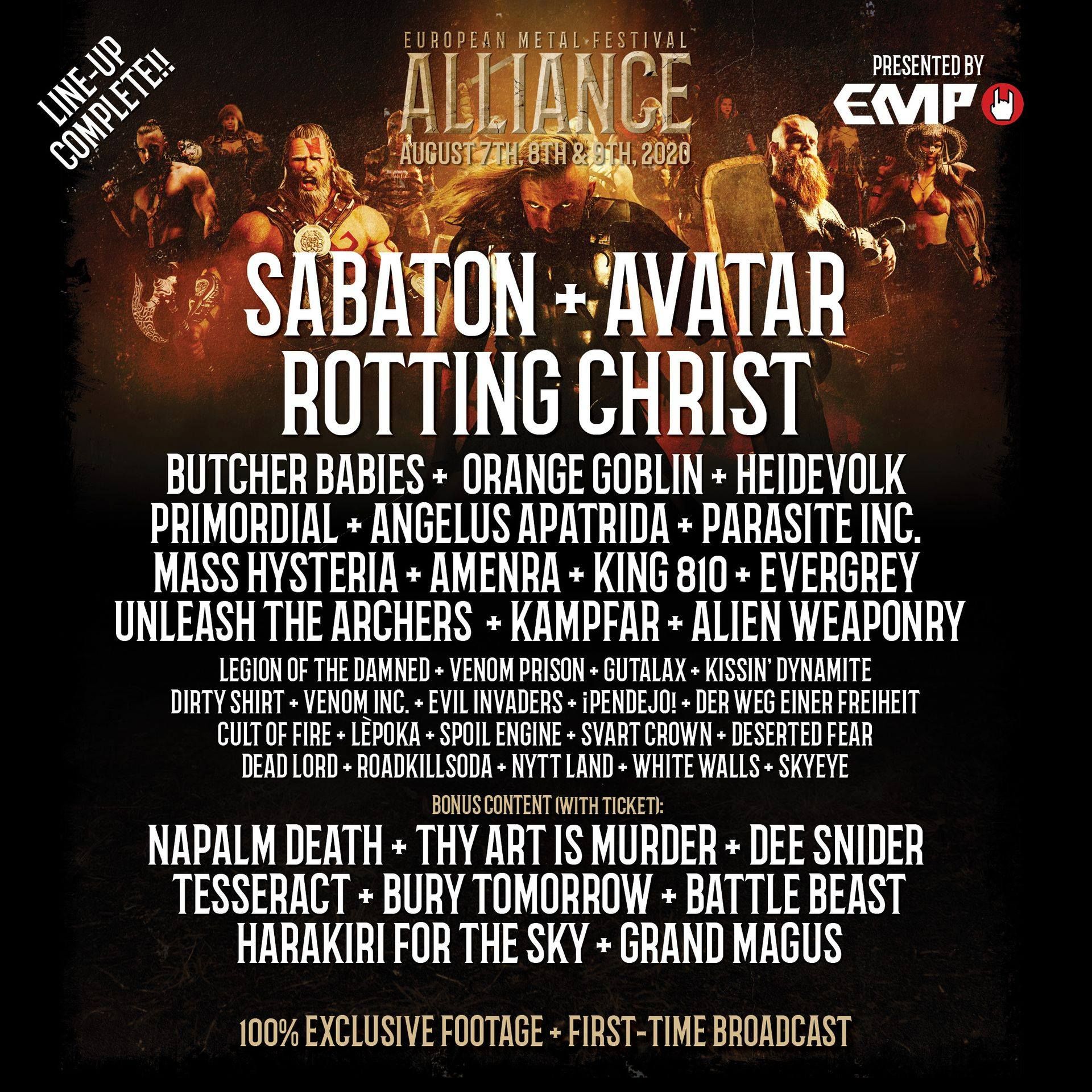 European Metal Festival Alliance kot izkušnja v živo!