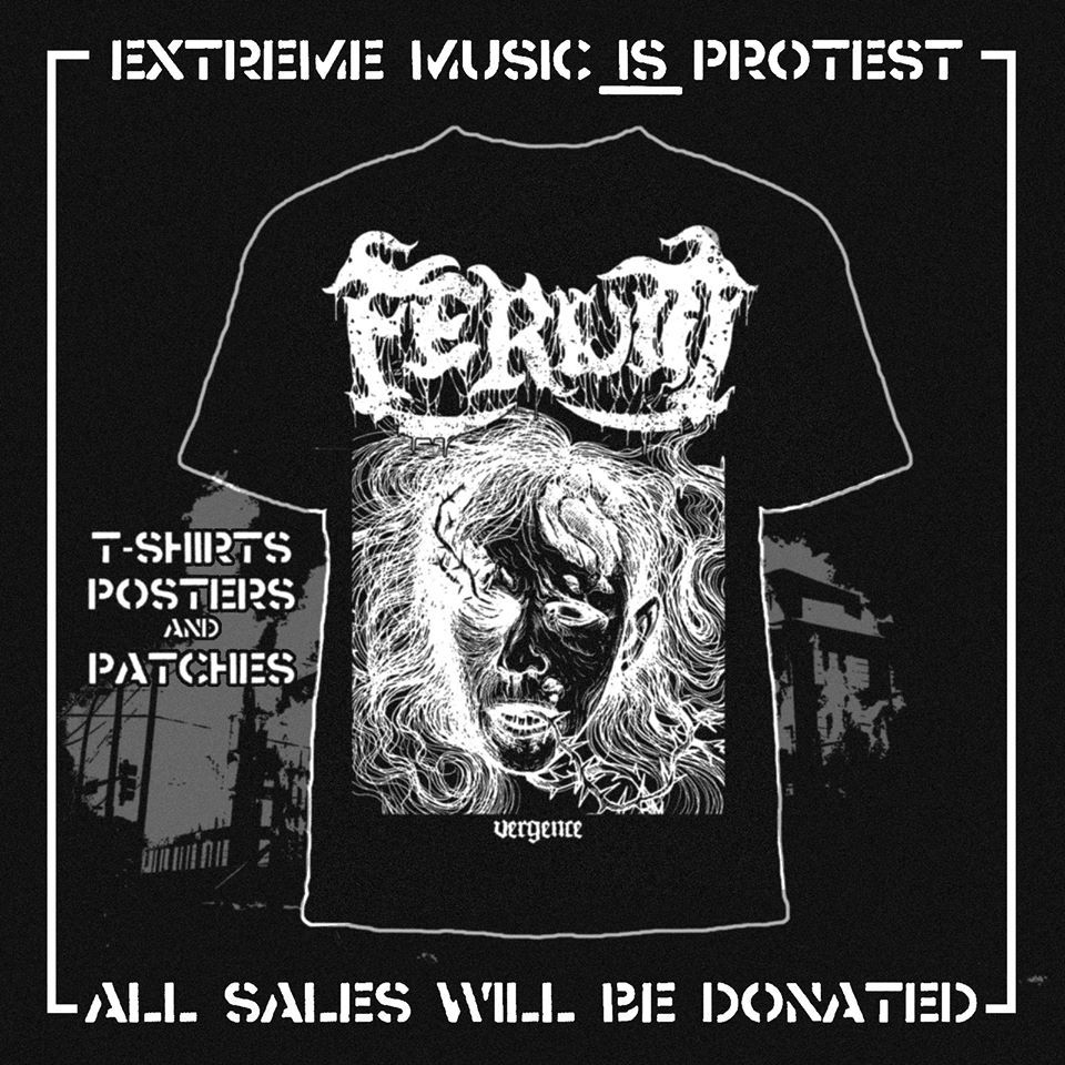 Ferum z akcijo Extreme Music Is Protest proti policijskemu nasilju!