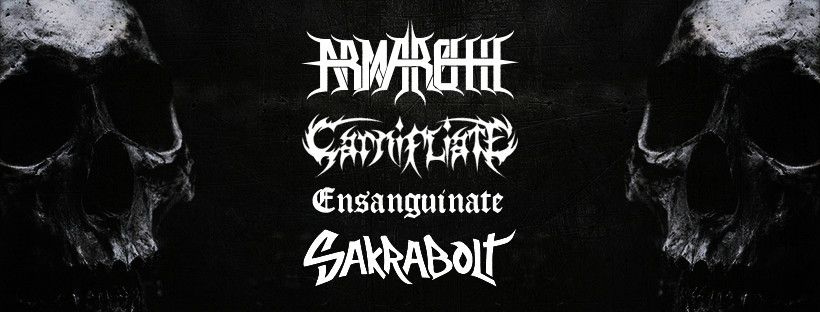 Trnovfest: Armaroth, Carnifliate, Ensanguinate, Sakrabolt