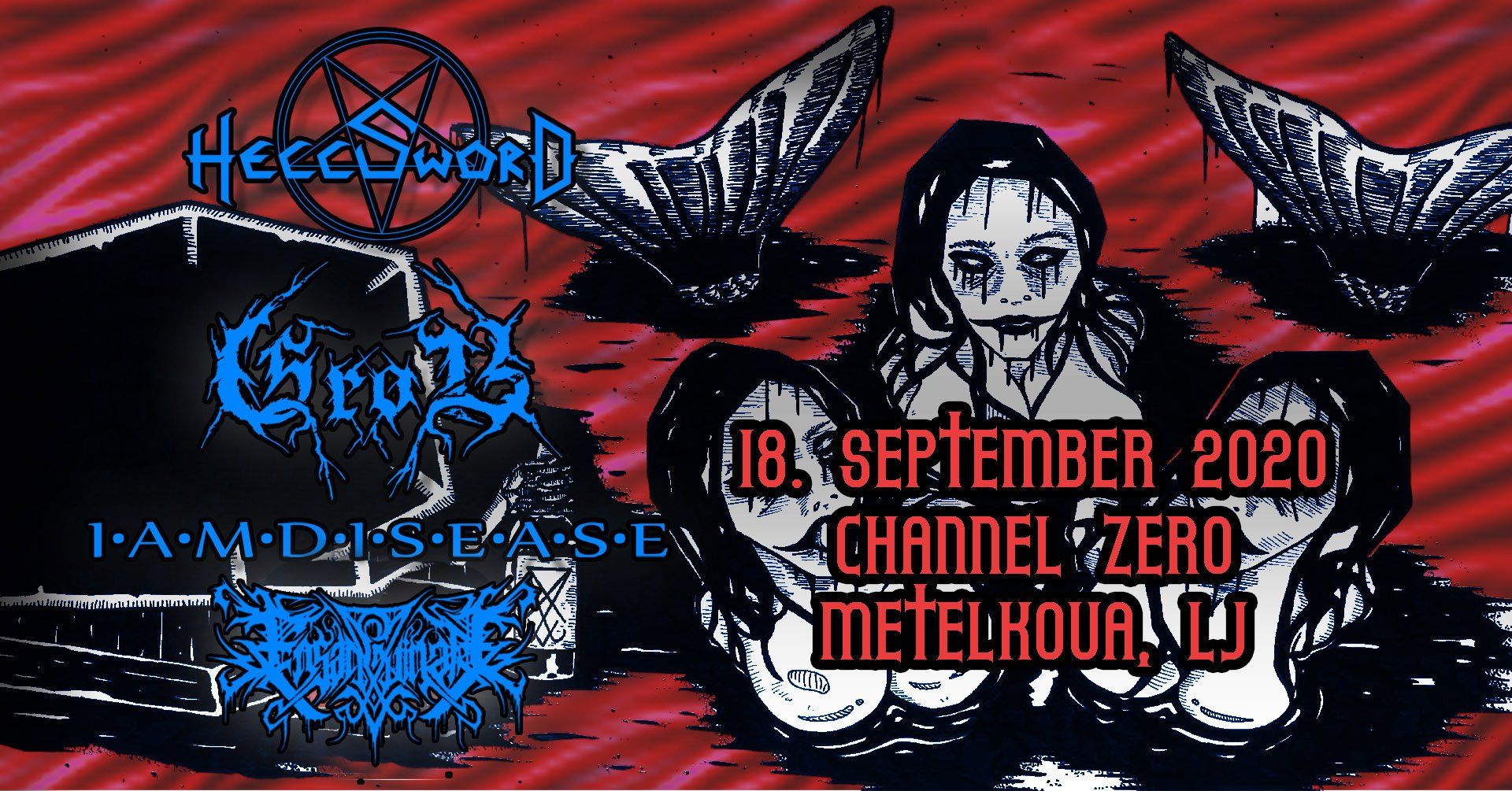 Hellsword, Iamdisease, Grob, Ensanguinate