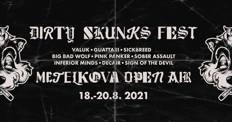 Sredi avgusta Dirty Skunks Fest!