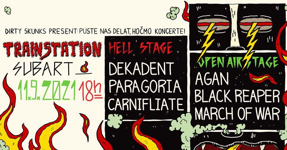 Dekadent, Paragoria, Carnifliate, Agan, Black Reaper, March of War