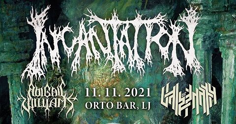Novembrski nastop Incantation v Ljubljani odpovedan!
