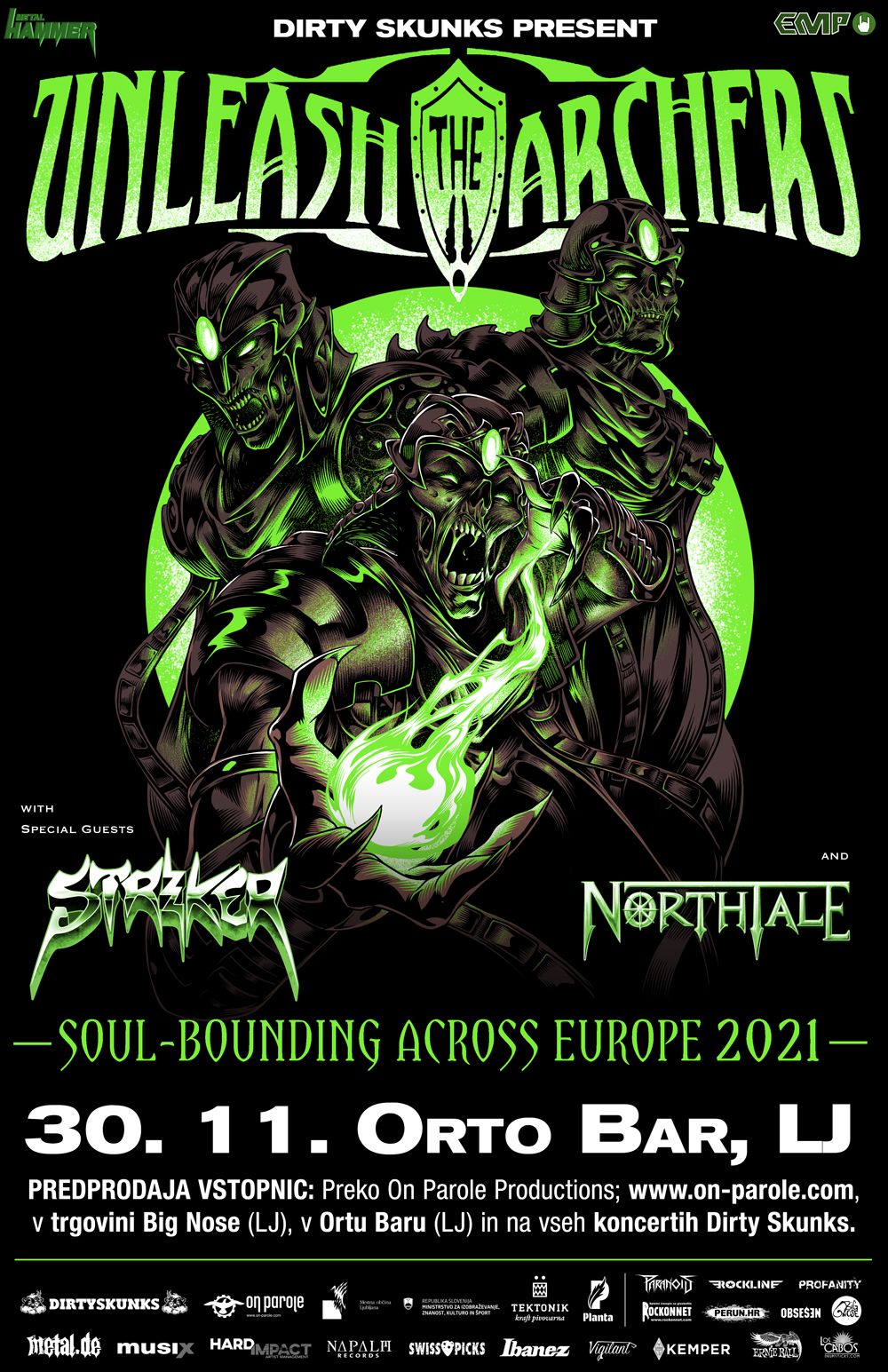 ODPOVEDANO! Unleash the Archers, Striker, Northtale