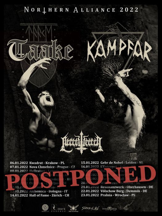 Arcturus, Kampfar in Taake ne bodo tako hitro obiskali Ljubljane