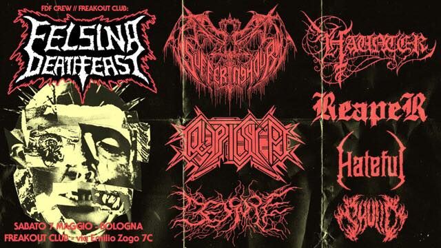 V Bologni je maja napovedan Felsina Deathfest