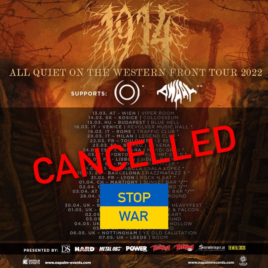 1914 odpovedali nastop na festivalu Inferno