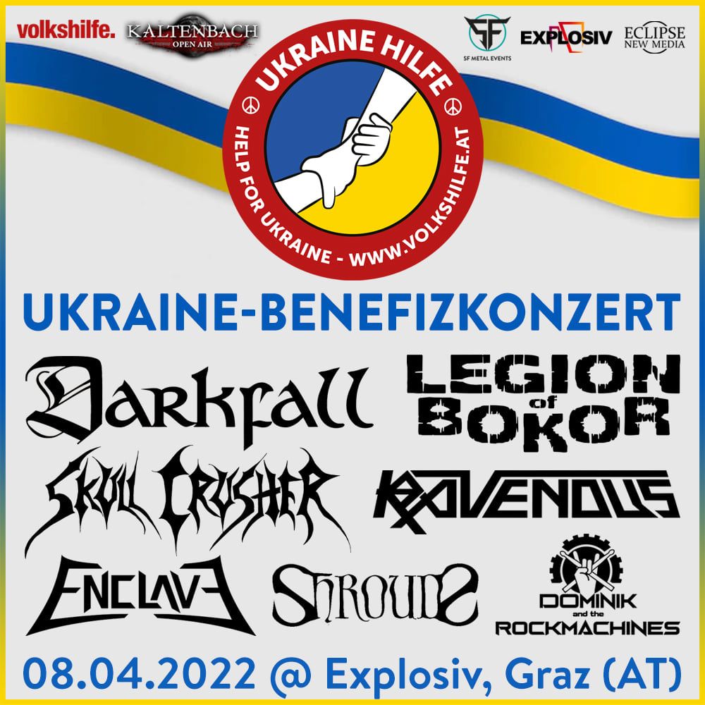 Darkfall, Legion of Bokor, Skull Crusher, Ravenous, Enclave, Shrouds, Dominik and the Rockmachines