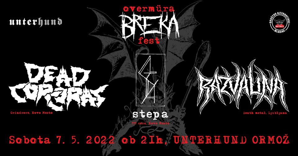 Overmura Breka Fest: Dead Corcoras, Stepa, Razvalina