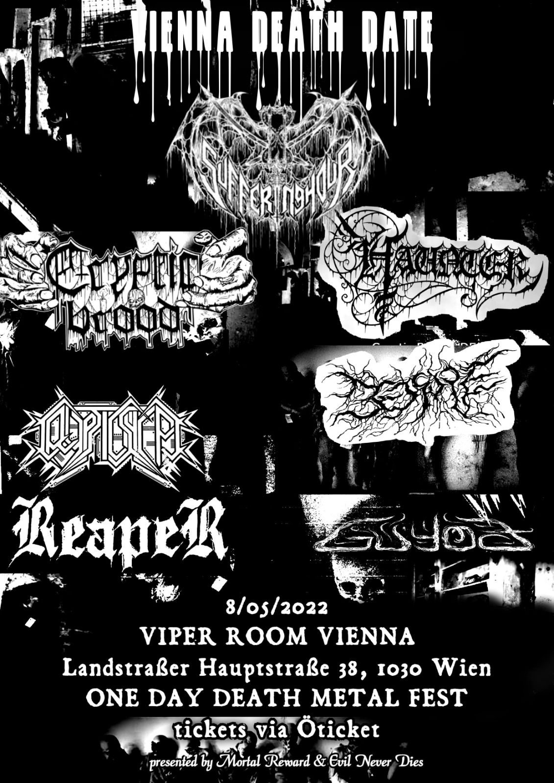 Suffering Hour, Haunter, Cryptic Brood, Cryptic Shift, Bedsore, Reaper, Guyod