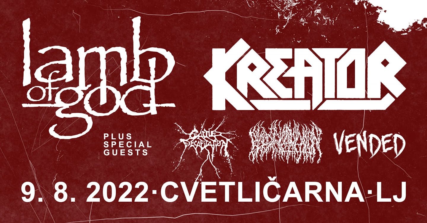 V Ljubljano avgusta prihaja karavana z Lamb Of God na čelu