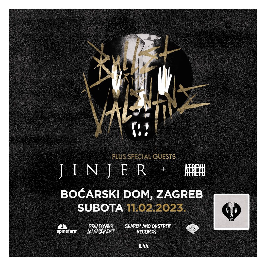 Bullet For My Valentine in Jinjer v Zagrebu!