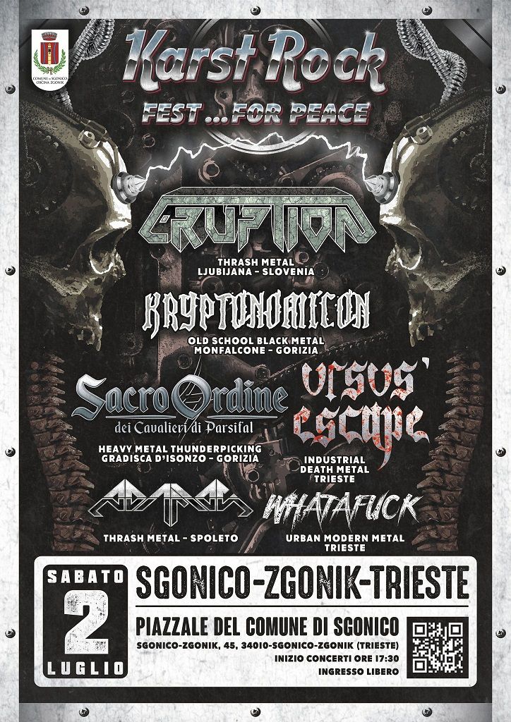 Eruption julija na festivalu Karst Rock Fest